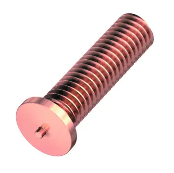 CD Welding Threaded Flanged Stud in Copper Finish